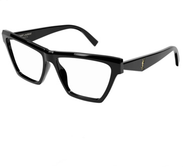 Verhoog je stijl met deze bril Saint Laurent , Black , Dames - ONE Size