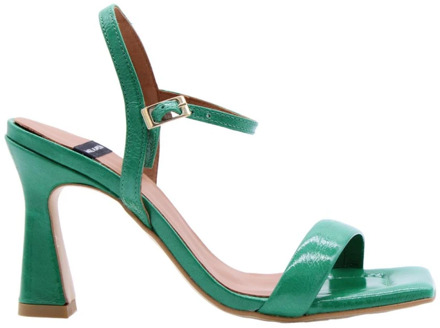 Verhoog je stijl met High Heel Sandals Angel Alarcon , Green , Dames - 37 Eu,36 EU
