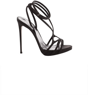 Verhoog je stijl met hoge hak sandalen Le Silla , Black , Dames - 36 Eu,37 EU