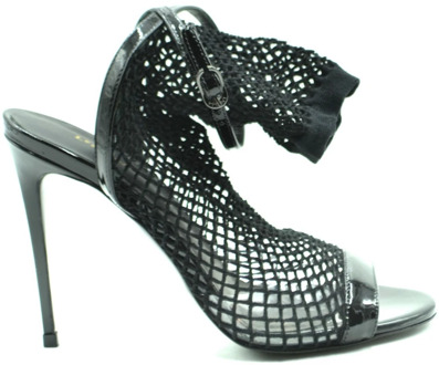 Verhoog je stijl met hoge hak sandalen Le Silla , Black , Dames - 36 EU
