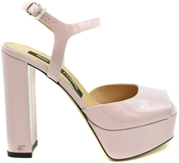 Verhoog je stijl met hoge hak sandalen Sergio Rossi , Pink , Dames - 40 EU