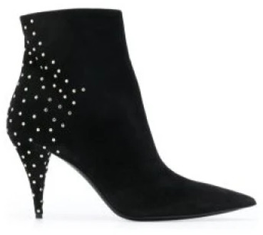 Verhoog je stijl met Kiki-laarzen Saint Laurent , Black , Dames - 37 Eu,36 EU