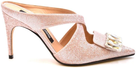 Verhoog je stijl met roze hoge hak sandalen Sergio Rossi , Pink , Dames - 38 EU