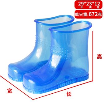 Verhooging Plastic Voet Wastafel Voetenbad Schoenen Voet Spa Bad Massager Gezondheidszorg Voet Wassen Huishouden Voetenbad Artefact blauw 23cm
