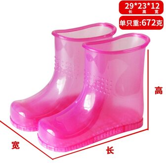 Verhooging Plastic Voet Wastafel Voetenbad Schoenen Voet Spa Bad Massager Gezondheidszorg Voet Wassen Huishouden Voetenbad Artefact rood 23cm
