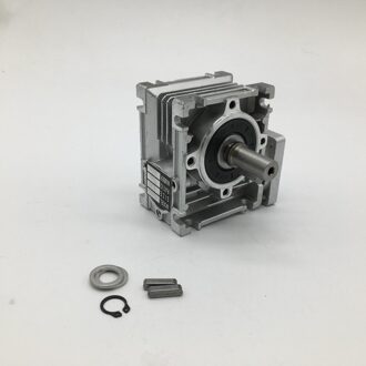 Verhouding 10:1 Turbo-Worm Versnellingsbak RV030 14Mm Output Speed Reducer Voor Nema23 Stappenmotor