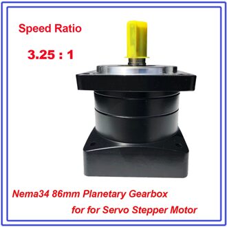 Verhouding 3:1 Nema34 86 Mm Planetaire Versnellingsbak Snelheidsreductiemiddel As 14 Mm Carbon Staal Gear Voor Stappenmotor