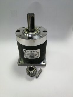 Verhouding 47 52 55 65 72 77: 1 Planetaire Reducer 56 Mm Vierkante Input Flens Voor Nema23 Stappenmotor As Diameter Is 6.35 Mm Of 8 Mm