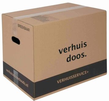 Verhuisdozen - 10 stuks - 60 Liter - Extra stevige Verhuisdoos - Dubbel golf karton