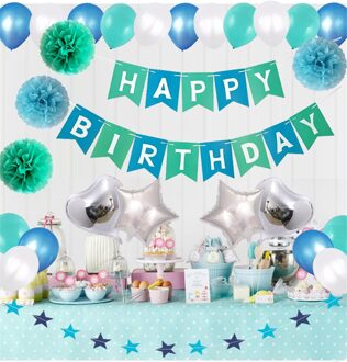 Verjaardag Ballonnen Set Nummer Ballen Ballons Deco kinderen Verjaardag Papieren Bloem Ball Party Decorations Adult Kids 1st Verjaardag 2