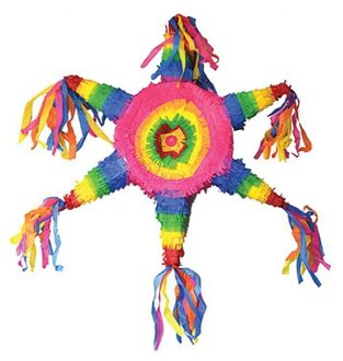 Verjaardag Ster pinata - Dia 65 cm - papier - vullen en kapot slaan