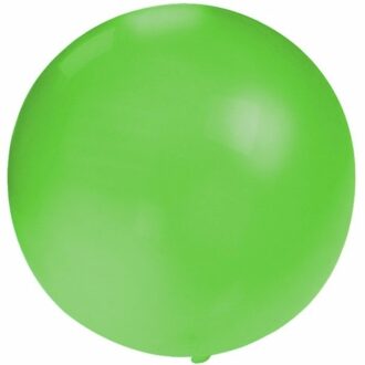 Verjaardagfeest ballonnen - 60 cm - groen - extra grote ballon - versiering - verjaardag