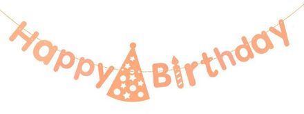 Verjaardagsfeestje Decoraties Photo Booth Gelukkige Verjaardag Banner Multi Thema Baby Douche Gelukkige Verjaardag Bunting Garland Vlaggen 3