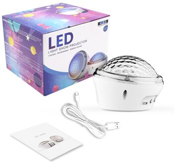 Verjaardagsfeestje Led Star Projector Light Led Star Lamp Kinderen Night Lights Slaapkamer Decor Aangedreven Door Usb charger D30