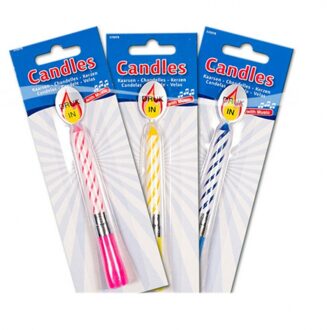 Verjaardagskaarsjes - met muziek - Gekleurd kaarsje - taartkaars - Party kaarsje Multi