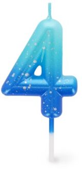 verjaardagskaarsjes nummers groen / blauw - 4