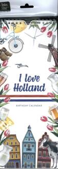 Verjaardagskalender - I love Holland - Los - Interstat (ISBN: 9789464323276)
