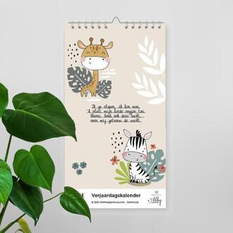 Verjaardagskalender 'Ik ga slapen, ik ben moe' -   (ISBN: 9789493206274)