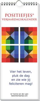 Verjaardagskalender - Positiefjes - Yvonne van der Laan (ISBN: 9789464329131)