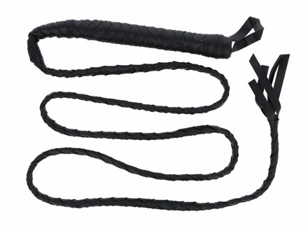 Verkleed accessoires - zweep - 200 cm - zwart - avonturier thema - Carnaval