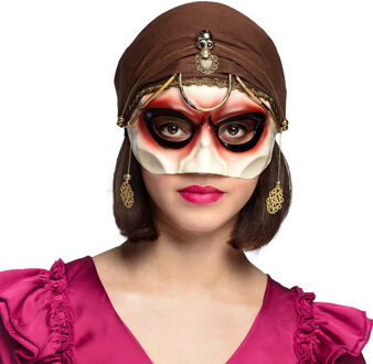 Verkleed gezichtsmasker waarzegster - zigeuner - volwassenen