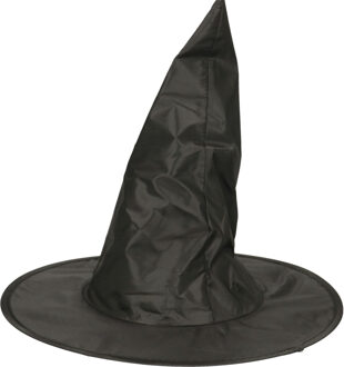Verkleed heksenhoed - zwart - voor dames - Halloween hoofddeksels