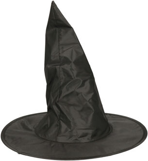 Verkleed heksenhoed - zwart - voor kinderen - Halloween hoofddeksels