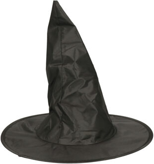 Verkleed heksenhoed - zwart - voor volwassenen - Halloween hoofddeksels