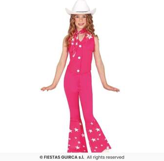 Verkleed kostuum Barbara - roze - Country meisjes pop - Film thema lookalike - kinderen 5-6 jaar (110-116)
