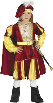 Verkleed kostuum prins - middeleeuwen - voor kinderen - 5-delig Multi