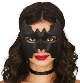 Verkleed oogmasker - vleermuis - volwassenen - zwart - Halloween/gemaskerd bal - bat woman
