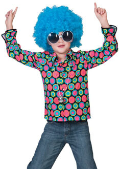 Verkleed Overhemd voor Kinderen - Jaren 70 Disco 140 (10 jaar)