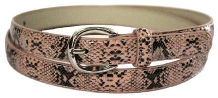 Verkleed riem slangenprint 105 cm Multi
