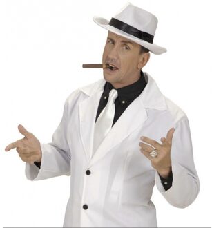 Verkleed ring - grote diamant - carnaval sieraden - Pimp/gangster verkleedaccessoires