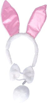 Verkleed set bunny - pluche - konijn / paashaas