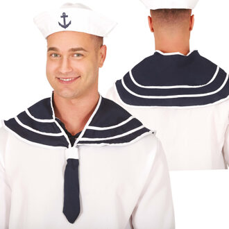 Verkleed set Matroos - Carnavalskleding - 2 delig - Matrozen pakje Multi