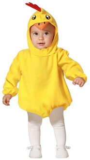 Verkleed set voor peuters - kuikentje - 2-delig 12-24 maanden (80-92)