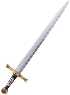 Verkleed speelgoed ridder zwaard - 62 cm - volwassenen - Wapens - Verkleedattributen Multikleur