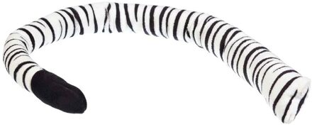 Verkleed/speelgoed witte tijger dieren staart op clip