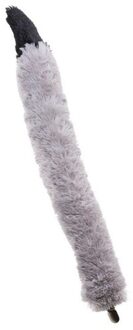 Verkleed/speelgoed wolven staart - 68 cm - dierenpak artikelen - grijs
