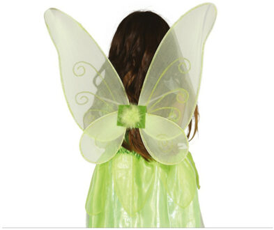 Verkleed vleugels vlinder - groen - voor kinderen - Carnavalskleding/accessoires