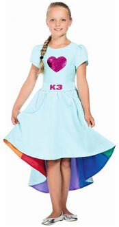 Verkleedjurk K3 Love Cruise Blauw Maat 134