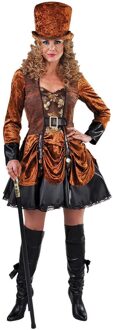 Verkleedjurk Steampunk Dames Polyester Bruin Mt M