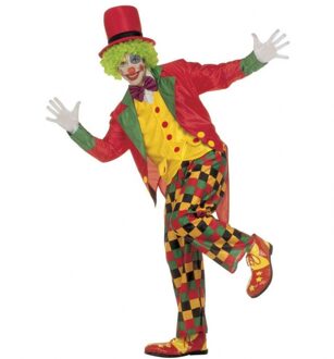 Verkleedkleding Clown kostuum 52 (L) - Carnavalskostuums Multikleur