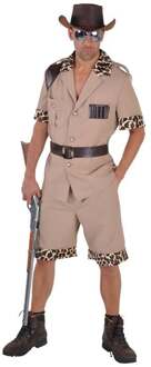 Verkleedkleding Safari Polyester Lichtbruin Maat Xxl