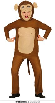 Verkleedpak Aap Volwassen Bruin - Kastanje