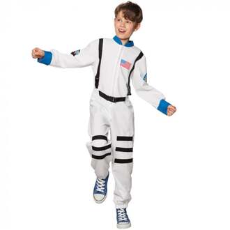 verkleedpak astronaut junior wit maat 104-116