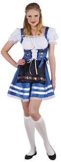 Verkleedpak Dirndl Helena Dames Blauw