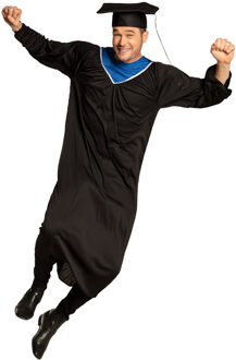 Verkleedpak Geslaagd Heren Zwart