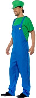 Verkleedpak Loodgieter Heren Blauw/groen Maat S